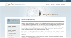 Desktop Screenshot of investor.signatureny.com